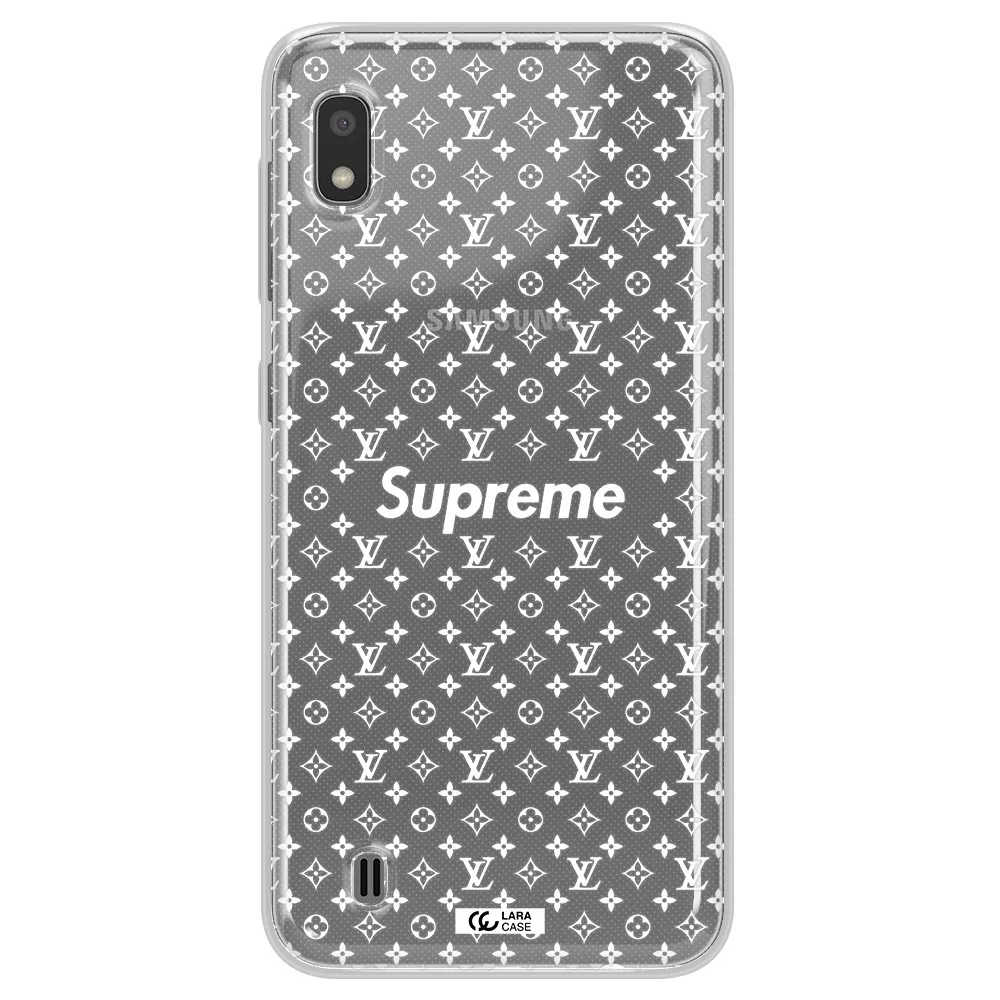 Supreme Center Samsung A10 Clear TPU Case