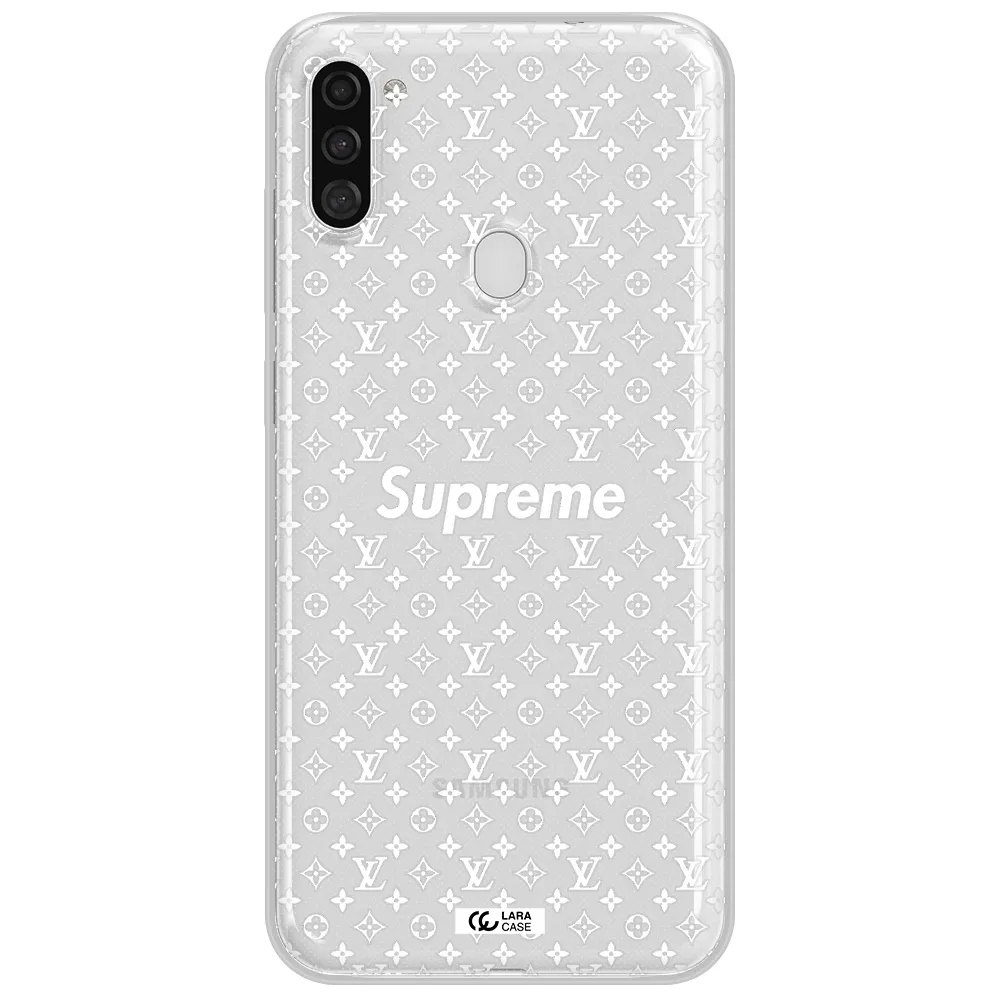 Supreme Center Samsung A11 Clear TPU Case