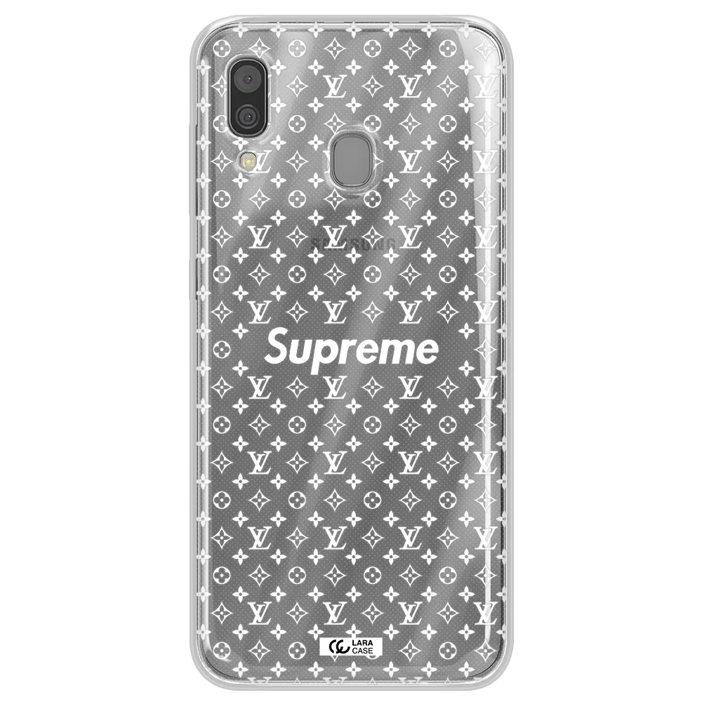 Supreme Center Samsung A30 Clear TPU Case