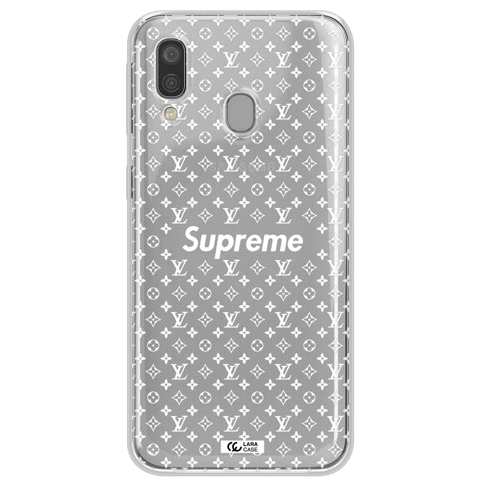 Supreme Center Samsung A40 Clear TPU Case