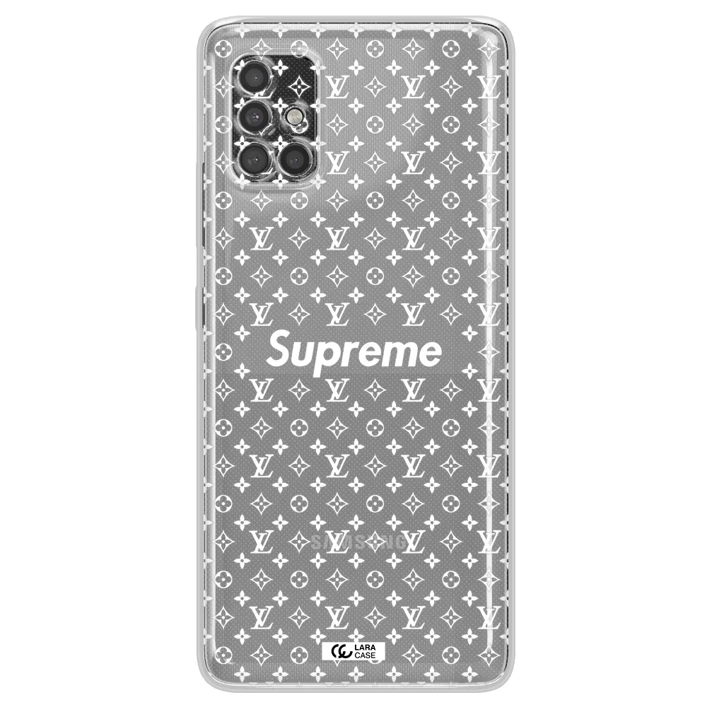 Supreme Center Samsung A40S Clear Tpu Case