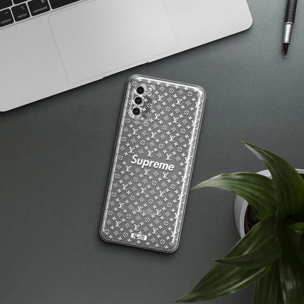 Supreme Center Samsung A41 Clear Tpu Case