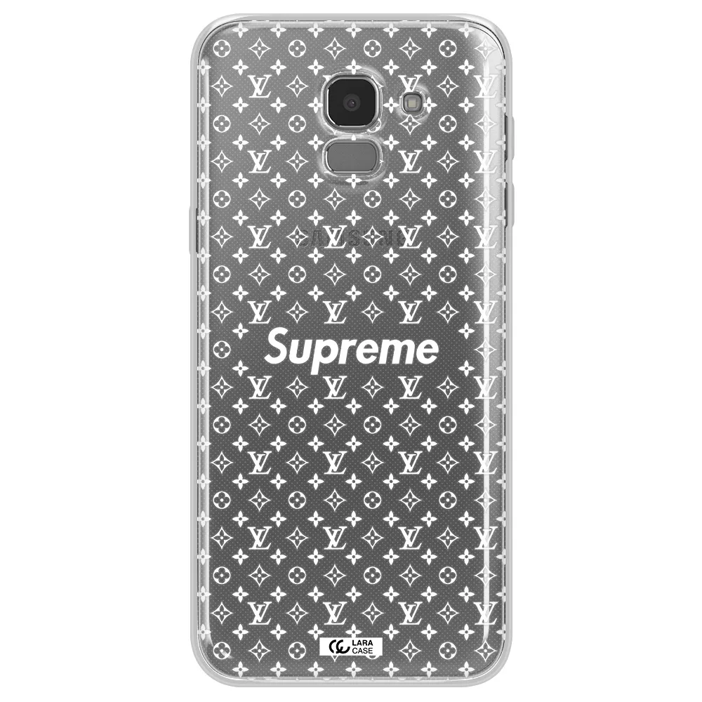 Supreme Center Samsung J6 Clear TPU Case