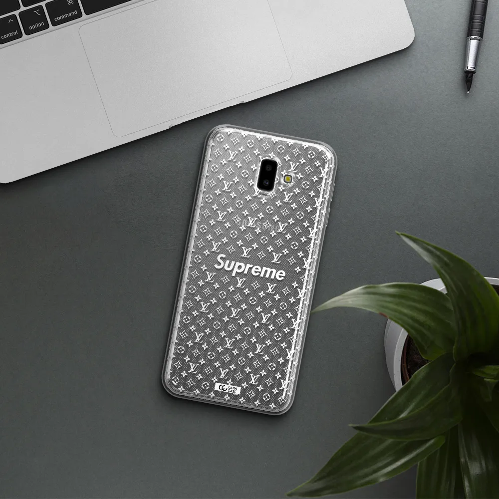 Supreme Center Samsung J6 Plus Clear TPU Case