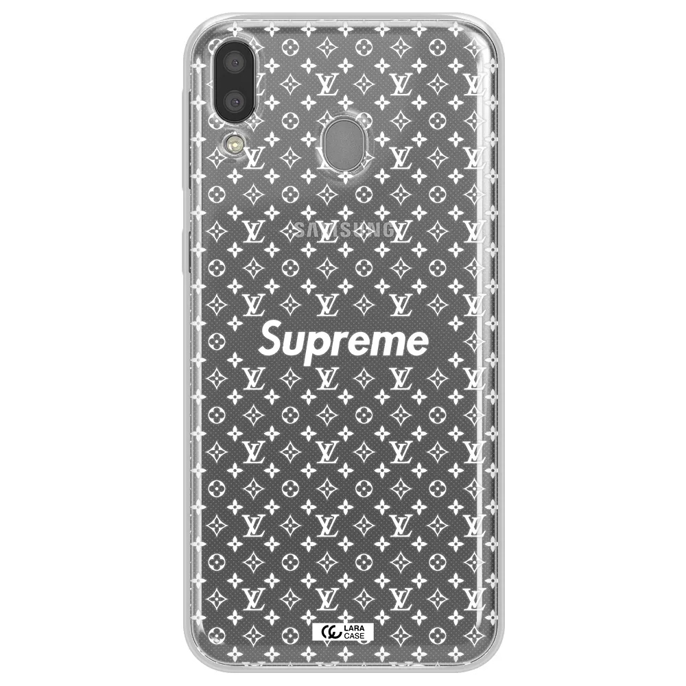 Supreme Center Samsung M20 Clear TPU Case