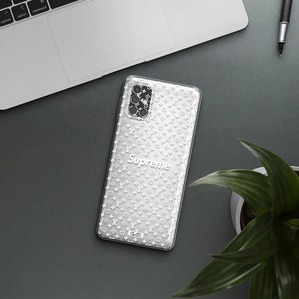 Supreme Center Samsung M51 Clear TPU Case