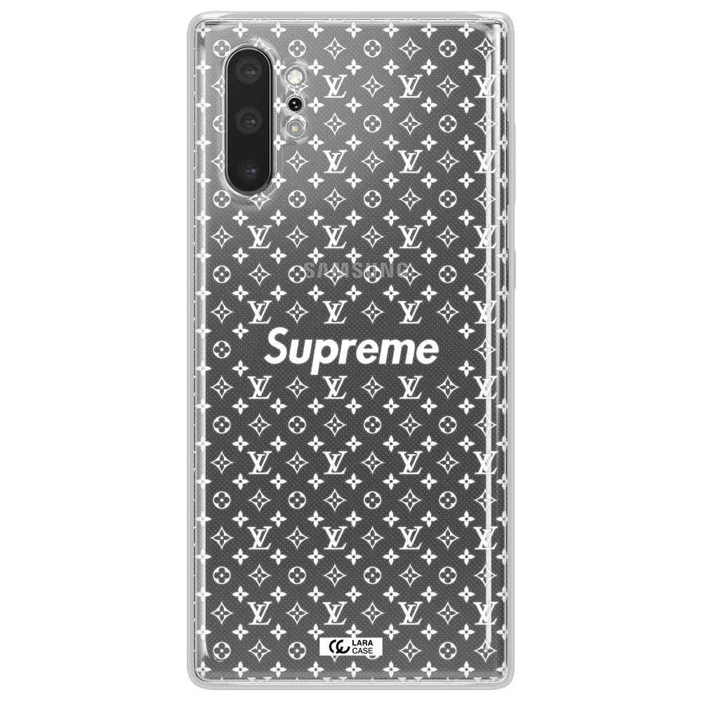 Supreme Center Samsung Note 10 Plus Clear TPU Case