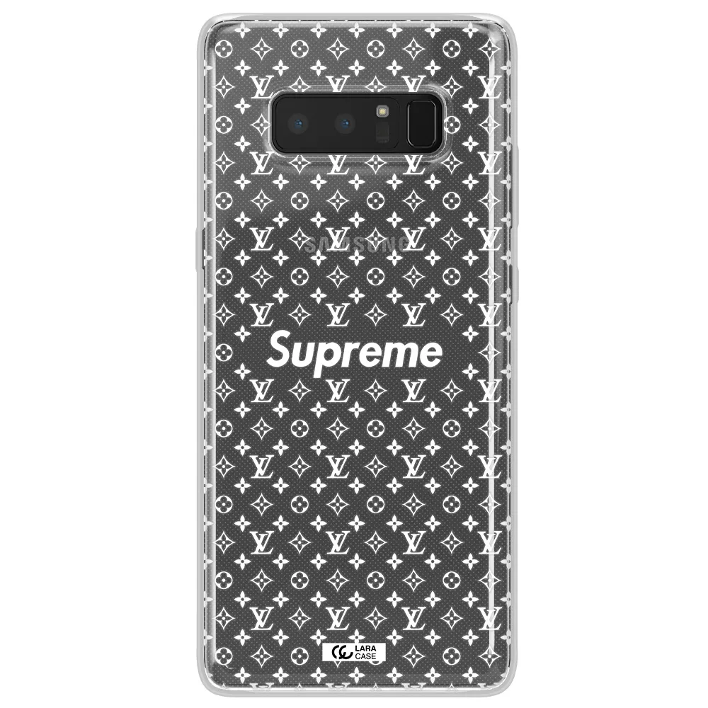 Supreme Center Samsung Note 8 Clear TPU Case