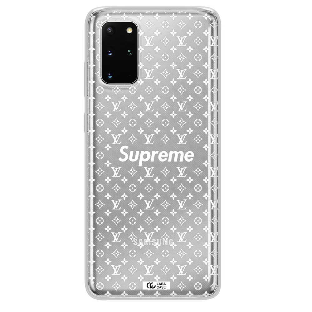 Supreme Center Samsung S 20 Plus Clear TPU Case