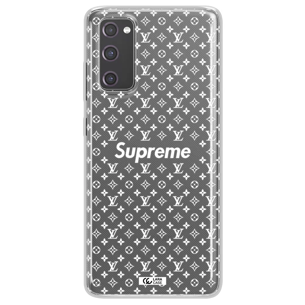 Supreme Center Samsung S20 Fe Clear TPU Case