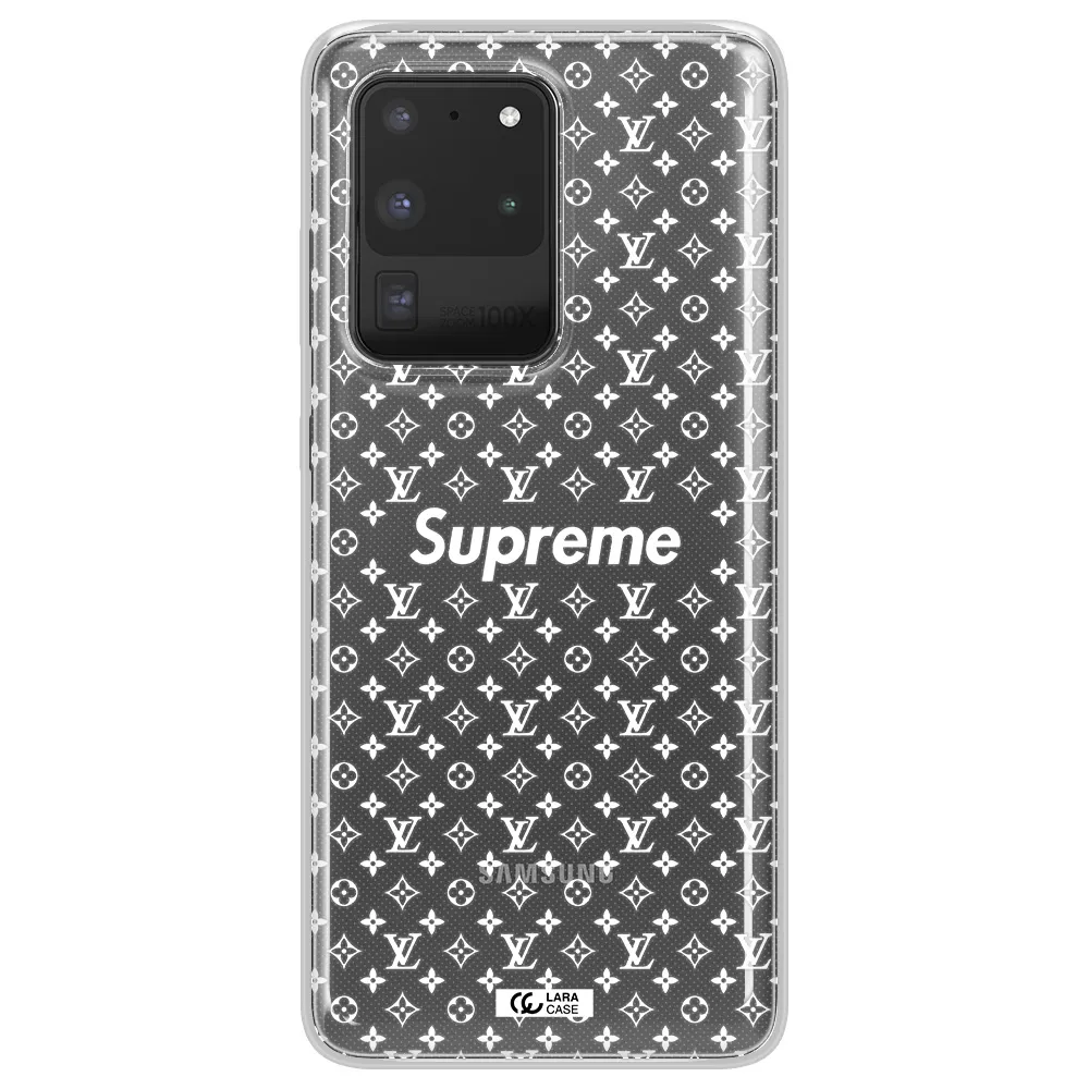 Supreme Center Samsung S20 Ultra Clear TPU Case