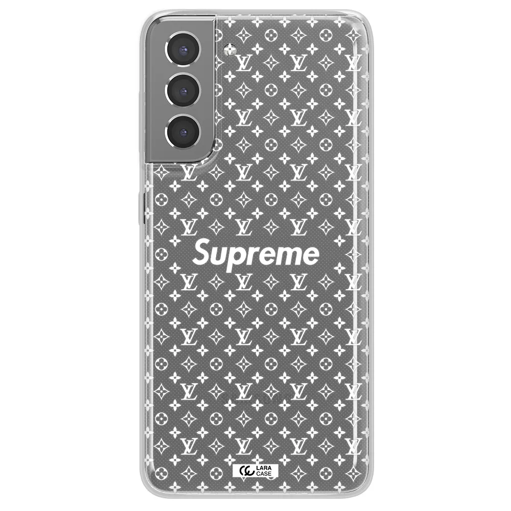 Supreme Center Samsung S21 Clear TPU Case