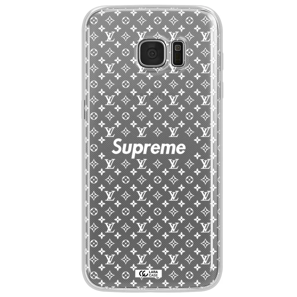 Supreme Center Samsung S7 Edge Clear TPU Case