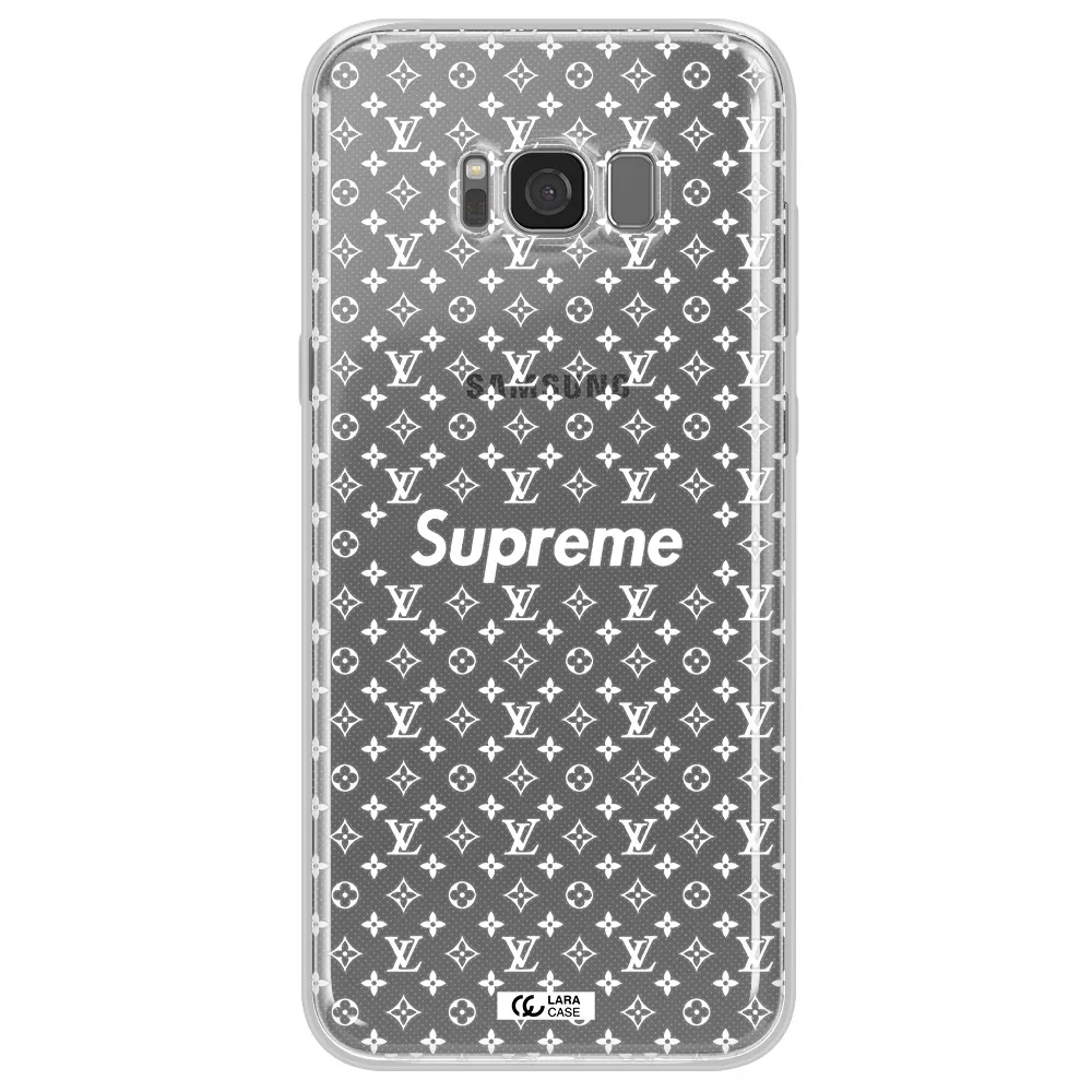 Supreme Center Samsung S8 Clear TPU Case