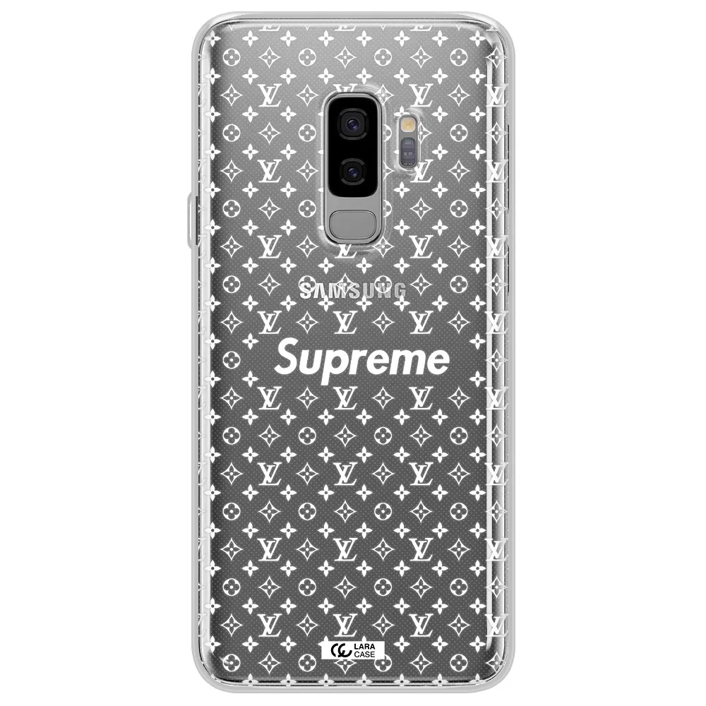 Supreme Center Samsung S9 Plus Clear TPU Case