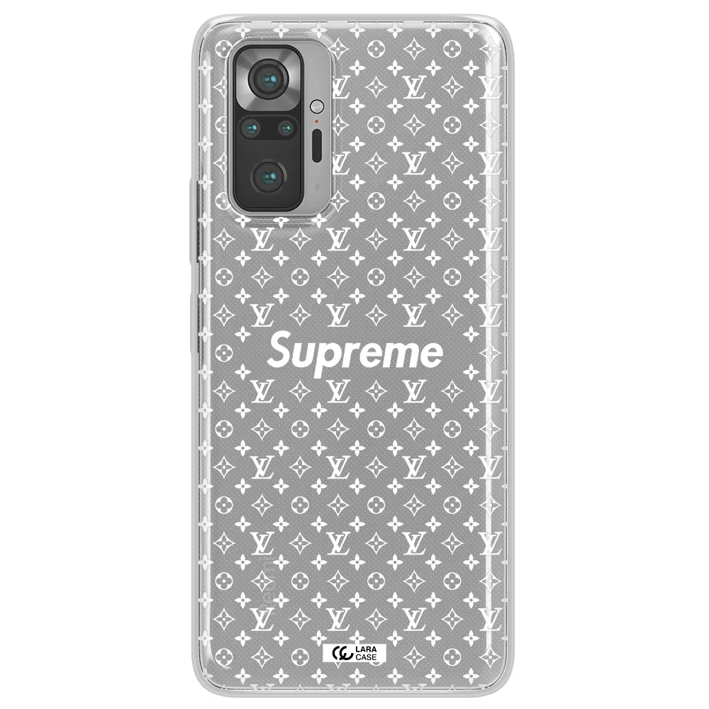 Supreme Center Xiaomi Note 10 Pro Clear TPU Case