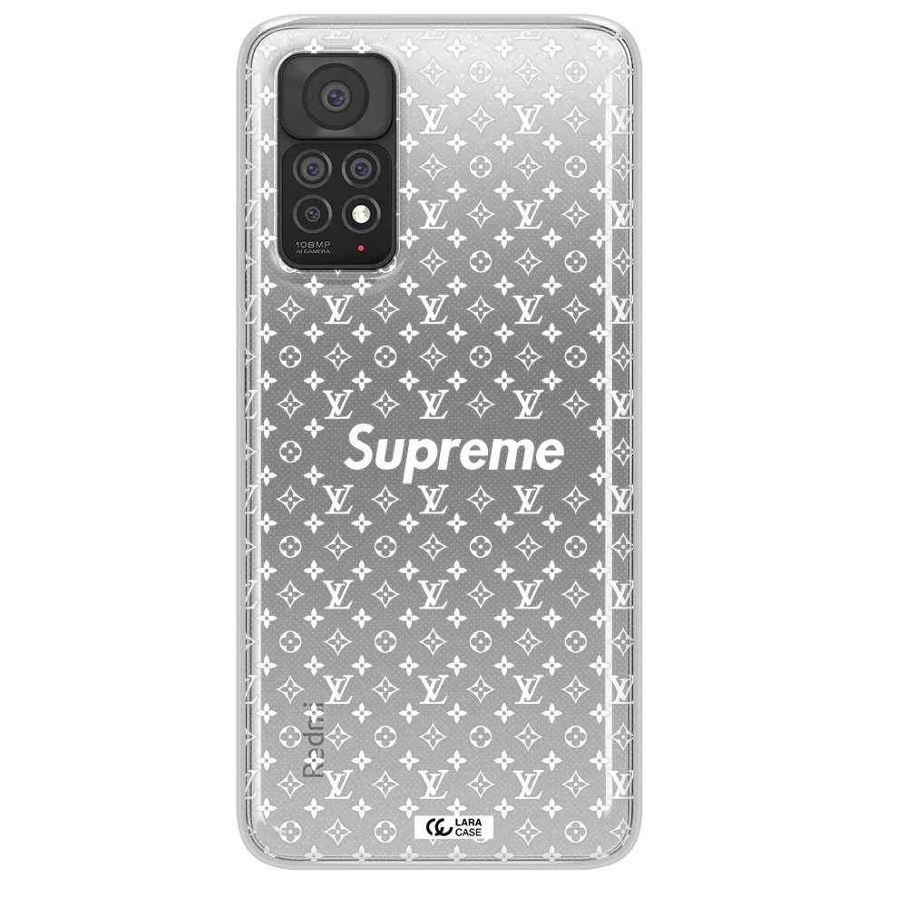 Supreme Center Xiaomi Note 11 Pro Clear TPU Case