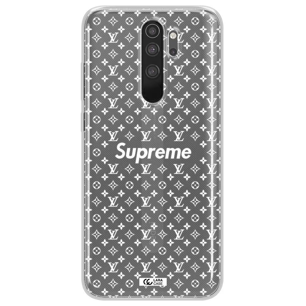 Supreme Center Xiaomi Note 8 Pro Clear TPU Case
