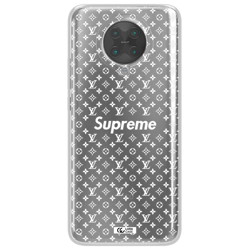 Supreme Center Xiaomi Poco F2 Pro Clear TPU Case