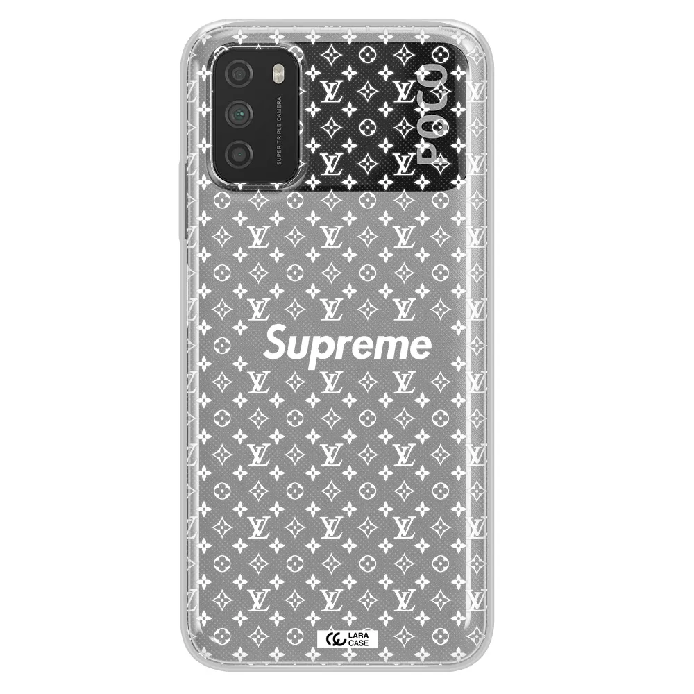 Supreme Center Xiaomi Poco M3 Clear TPU Case