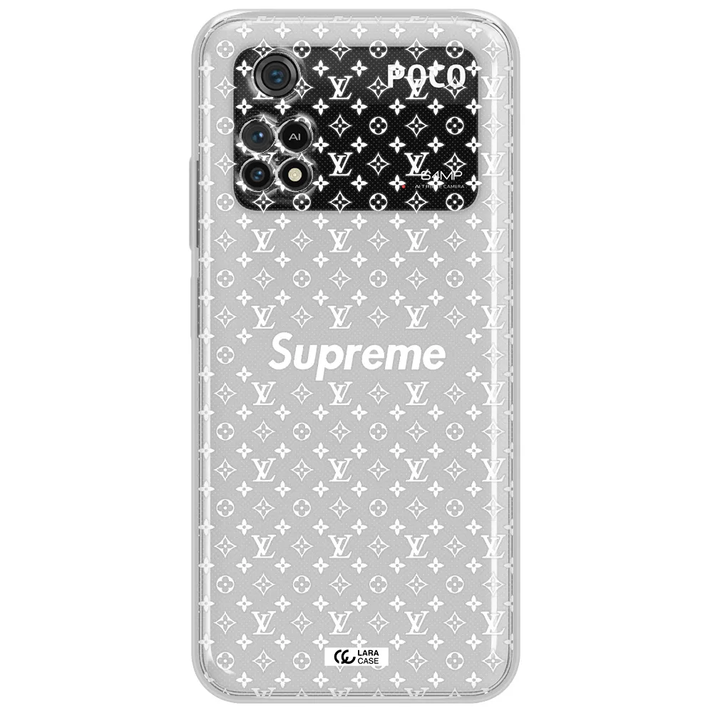 Supreme Center Xiaomi Poco M4 Pro 4G Clear Tpu Case