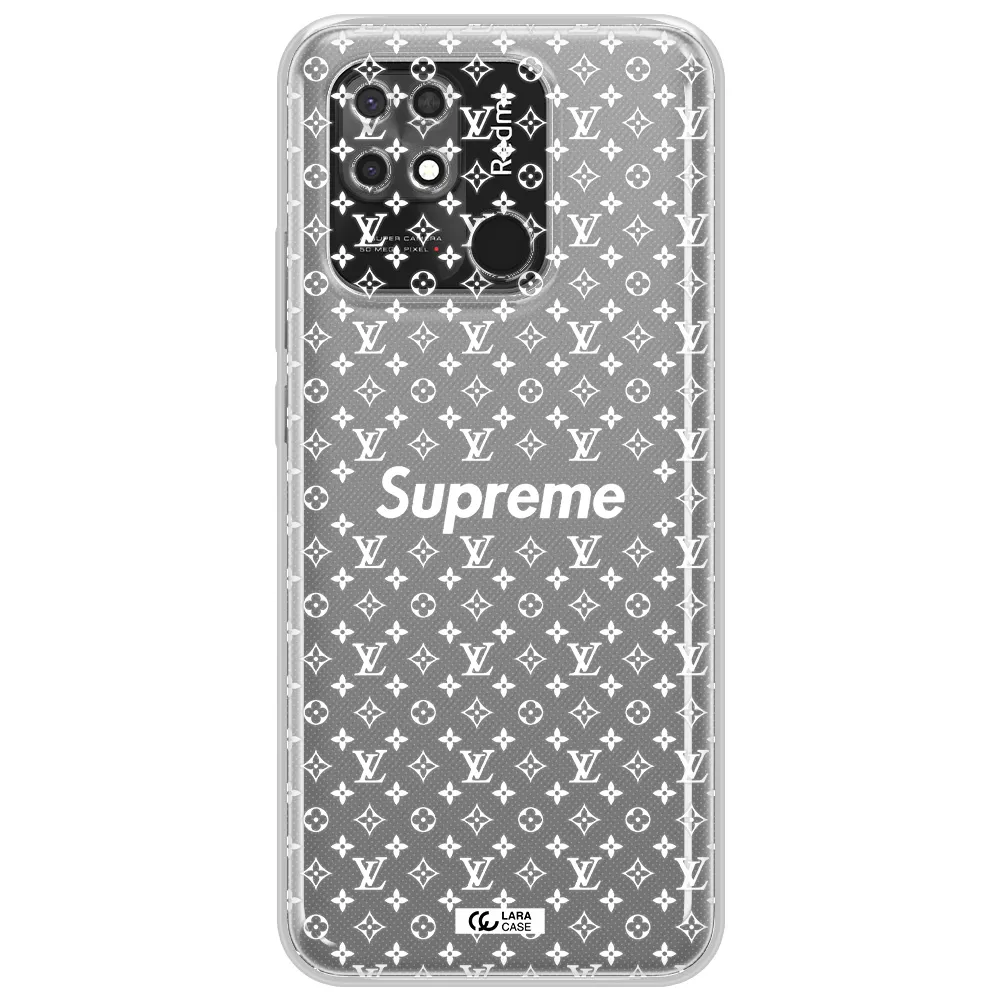 Supreme Center Xiaomi Redmi 10C Clear TPU Case
