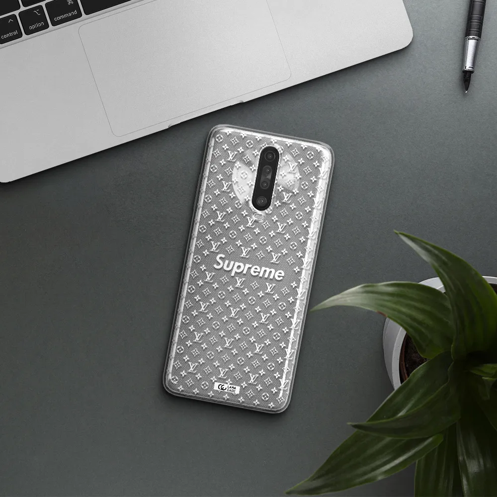 Supreme Center Xiaomi Redmi K30 Clear TPU Case