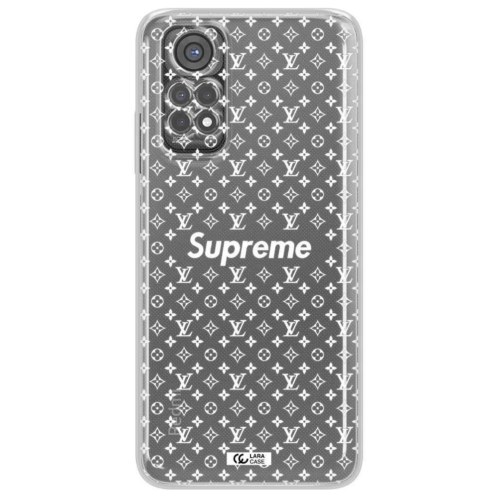 Supreme Center Xiaomi Redmi Note 11S Clear Tpu Case
