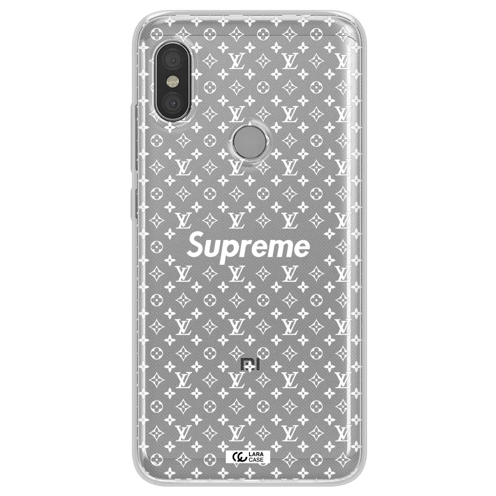 Supreme Center Xiaomi Redmi Note 6 Pro Clear TPU Case