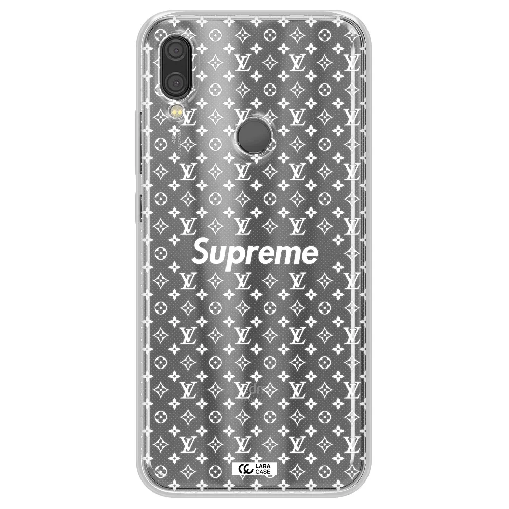 Supreme Center Xiaomi Redmi Note 7 Clear TPU Case