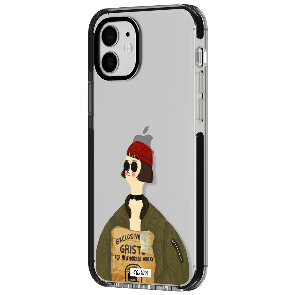 Mathilda Apple iPhone 11 impact black border Case