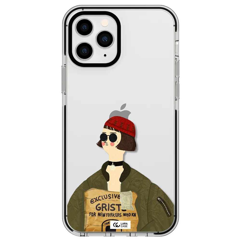 Mathilda Apple iPhone 11 pro impact black border Case