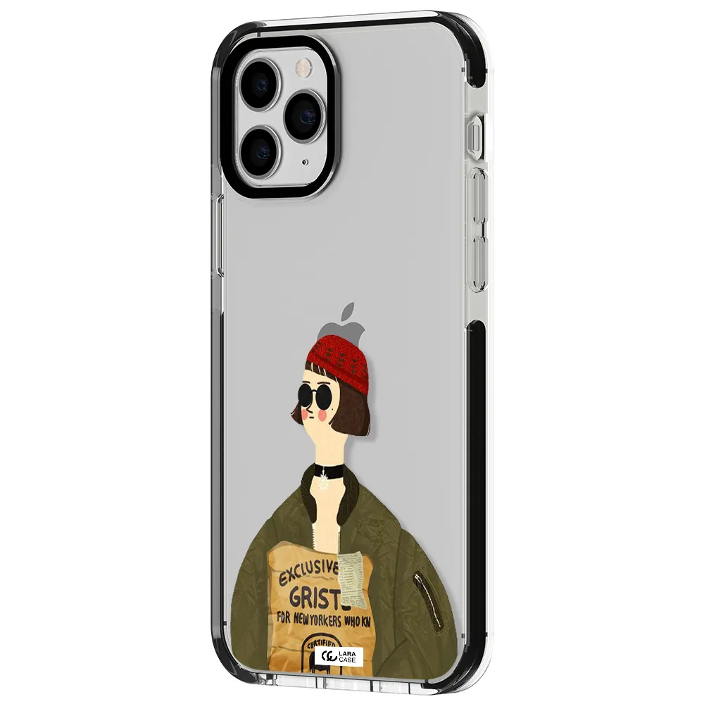 Mathilda Apple iPhone 11 pro impact black border Case