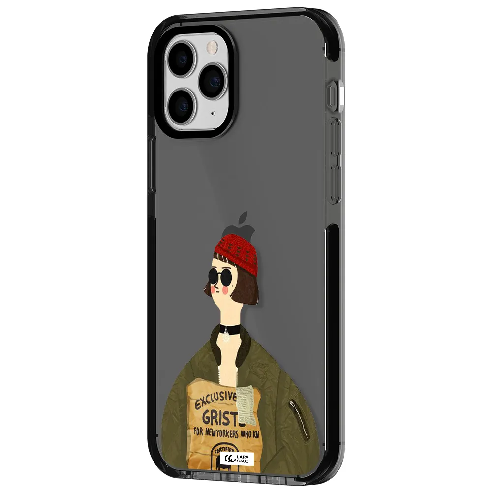 Mathilda Apple iPhone 11 pro impact Smoke Black Case