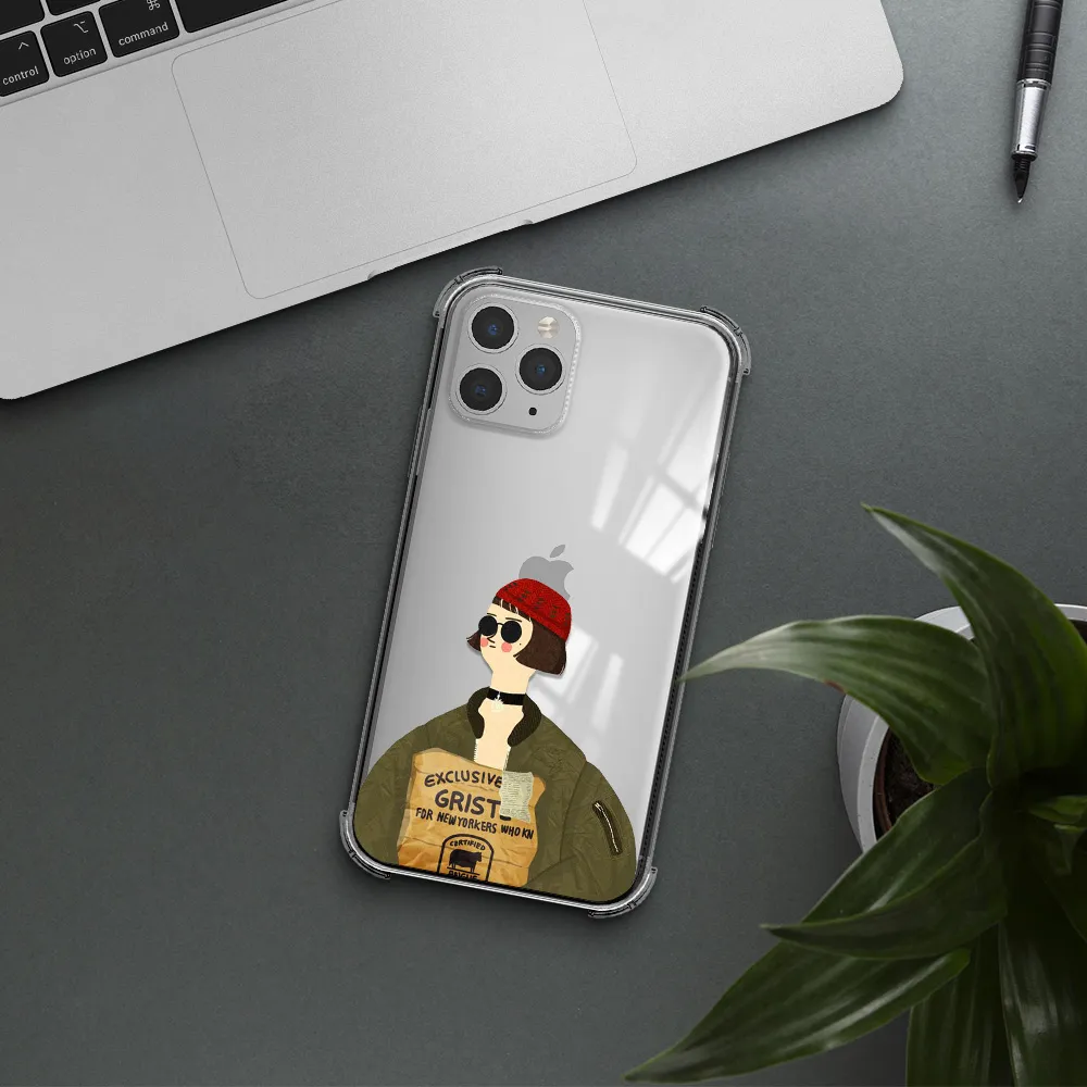 Mathilda Apple iPhone 11 pro max Clear PC Case