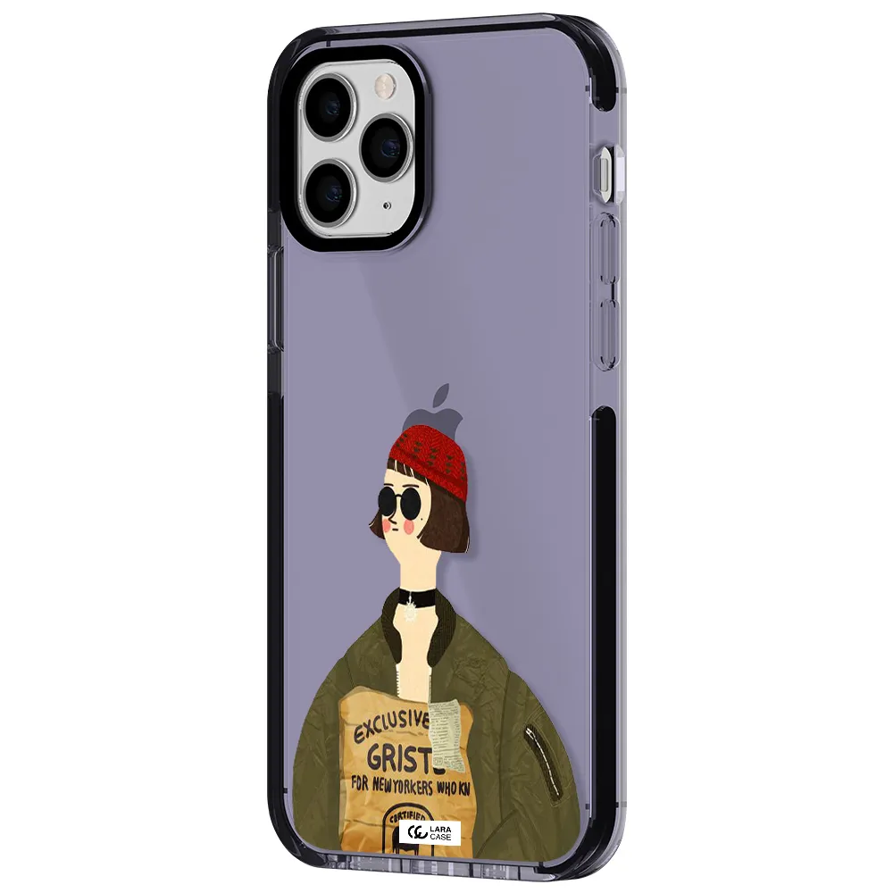 Mathilda Apple iPhone 11 pro max impact Lilac Case