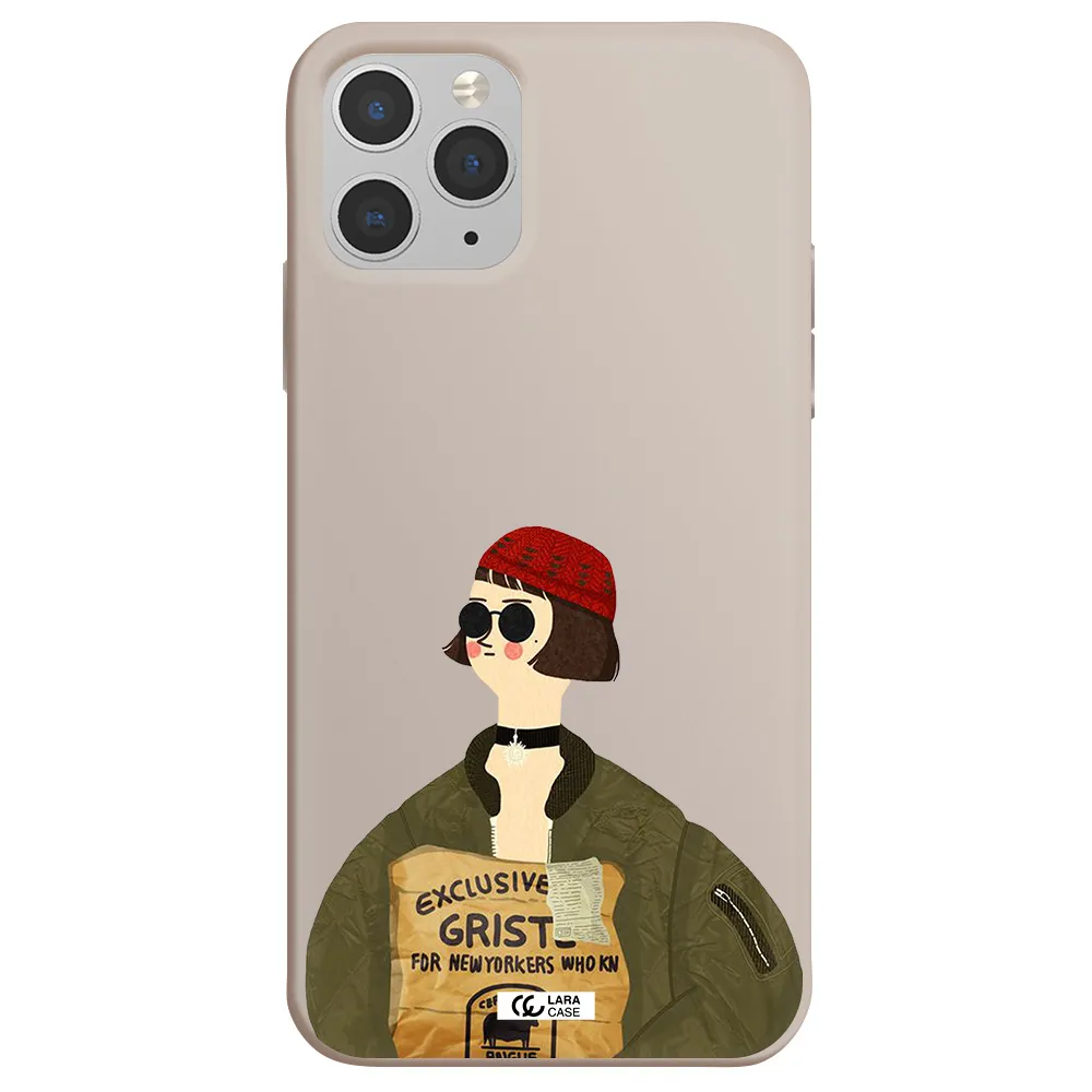 Mathilda Apple iPhone 11 pro Silicone Stone Case