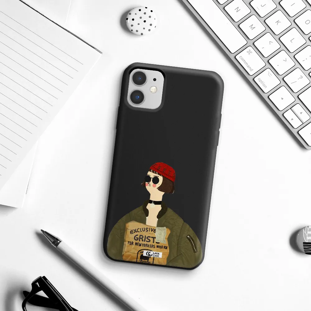Mathilda Apple iPhone 11 Silicone black Case