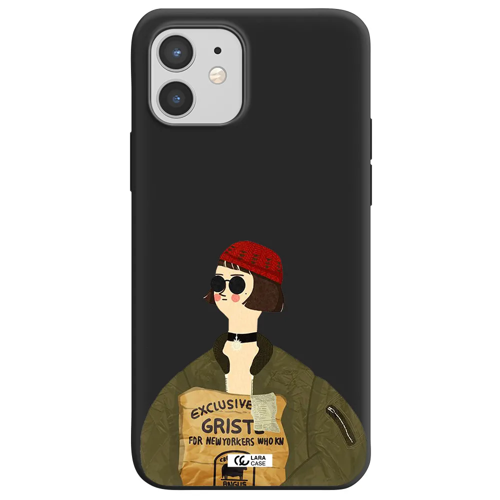 Mathilda Apple iPhone 12 mini Silicone black Case