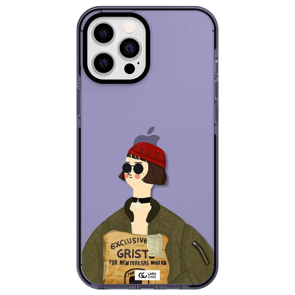 Mathilda Apple iPhone 12 pro max impact Lilac Case