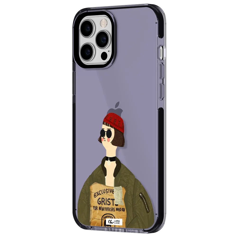 Mathilda Apple iPhone 12 pro max impact Lilac Case