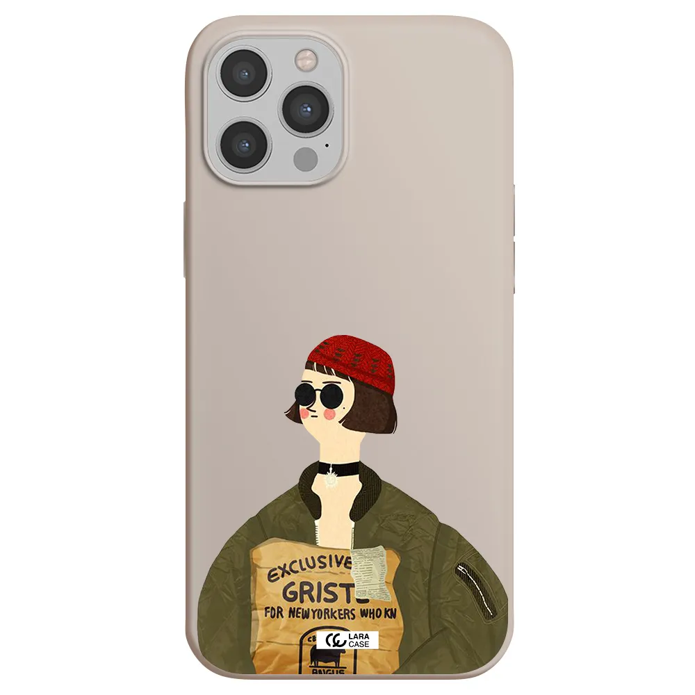 Mathilda Apple iPhone 12 pro max Silicone Stone Case