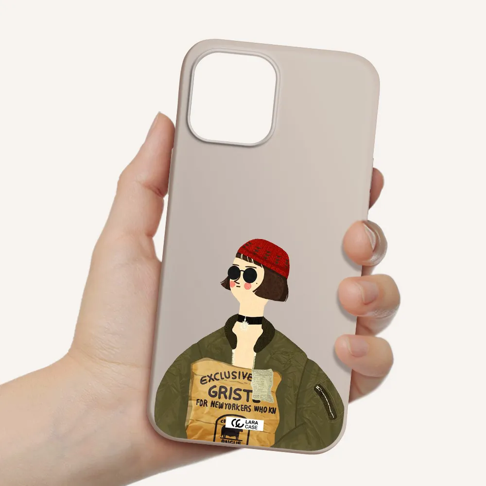 Mathilda Apple iPhone 12 pro max Silicone Stone Case