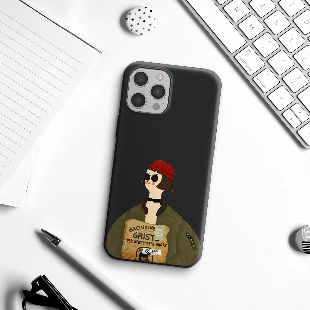 Mathilda Apple iPhone 12 pro Silicone black Case