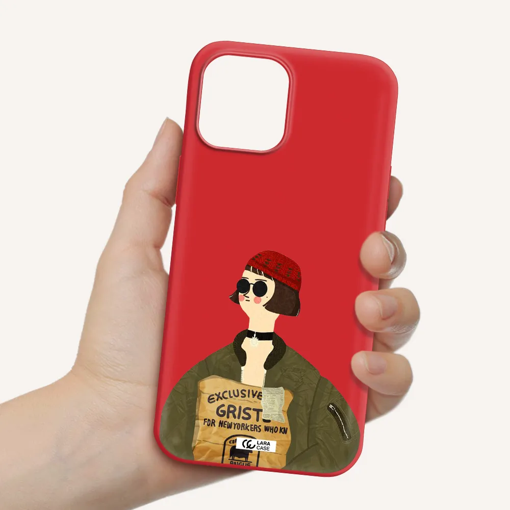 Mathilda Apple iPhone 12 pro Silicone Imperial Red Case