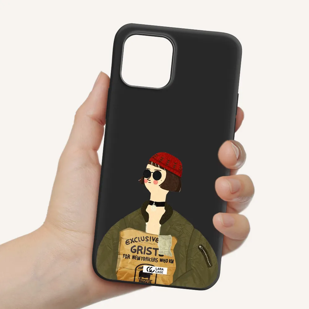 Mathilda Apple iPhone 12 Silicone black Case