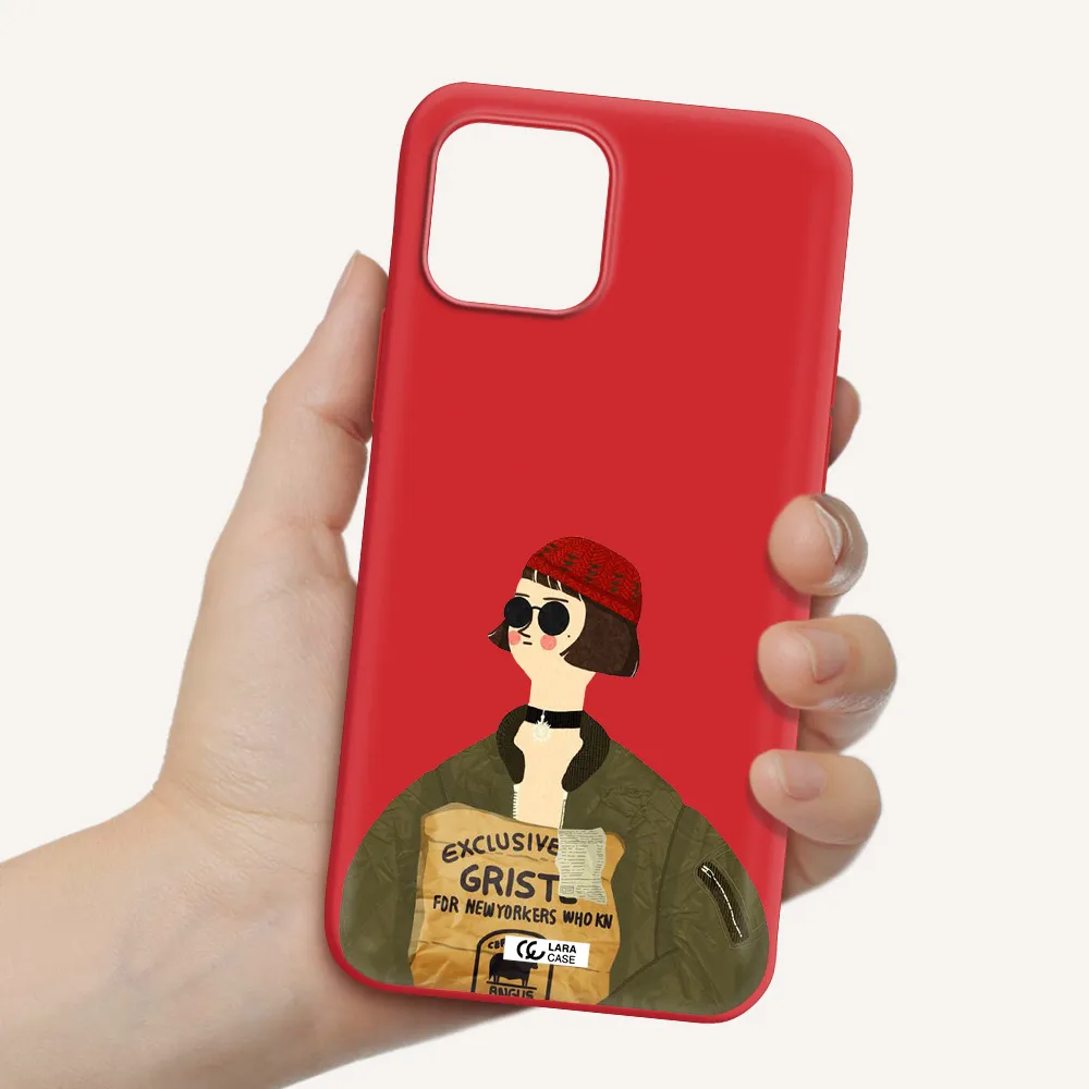 Mathilda Apple iPhone 12 Silicone Imperial Red Case