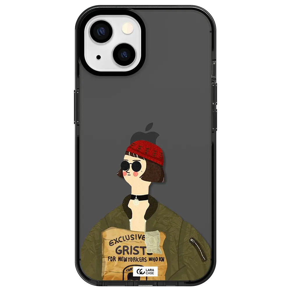 Mathilda Apple iPhone 13 impact Smoke Black Case