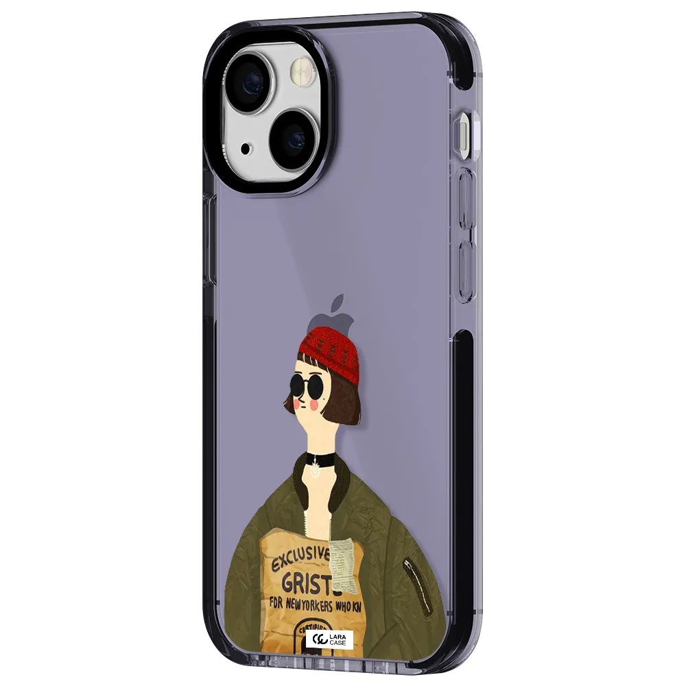 Mathilda Apple iPhone 13 mini impact Lilac Case