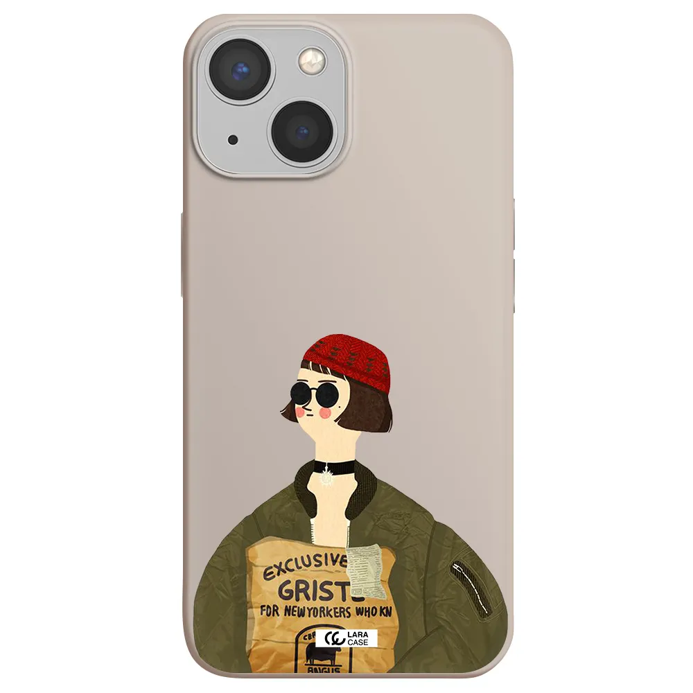 Mathilda Apple iPhone 13 mini Silicone Stone Case